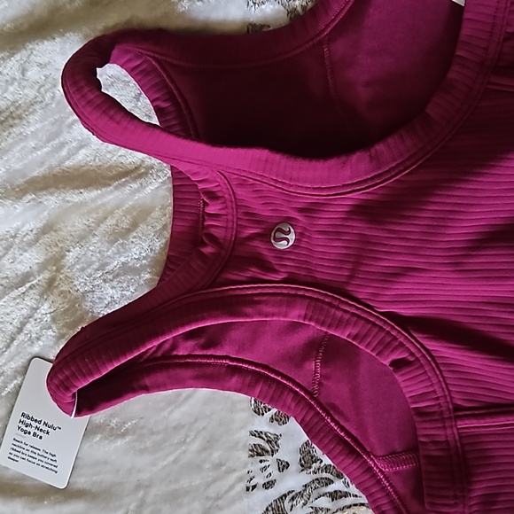 Lululemon Ribbed Nulu High-Neck Yoga Bra - Picture 3 of 7